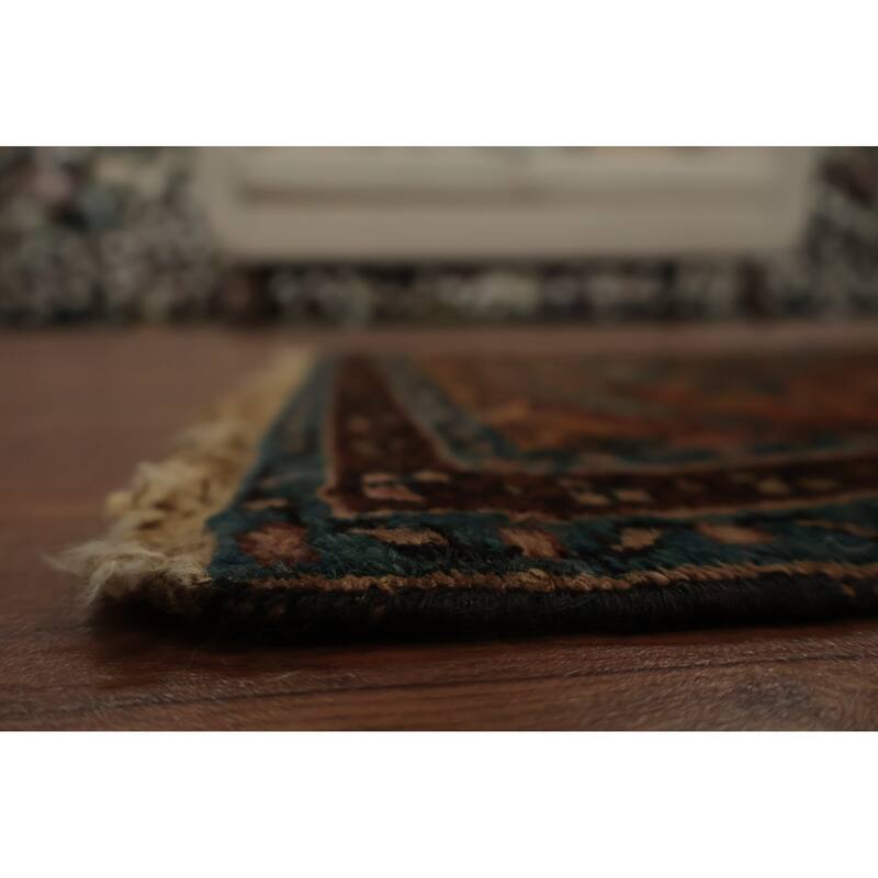 Hand Knotted Oriental 100% Wool Carpet Tribal Oranges & Rust Lilian Area Rug - 3' 0'' X 2' 0''