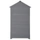 preview thumbnail 7 of 18, Outdoor Wood Lean-to Storage Shed Tool Organizer 3-tier Shelves - 5.8ft x 3ft