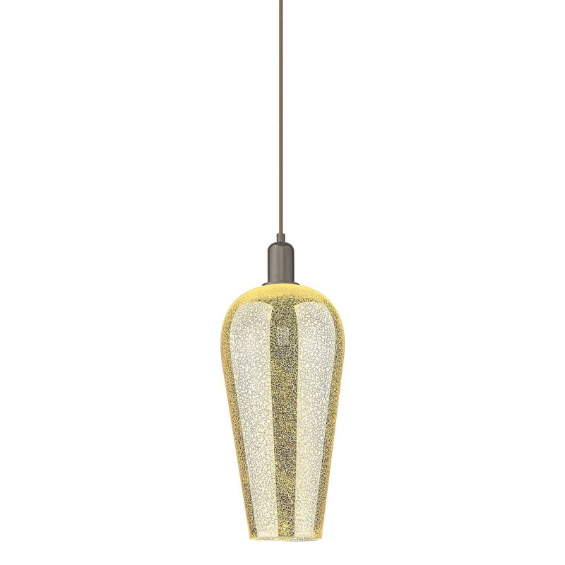 Innovations Lighting 716-1P-20-8 Chelsea Pendant Chelsea 8" Wide Mini - Oil Rubbed Bronze / Mercury Deco Swirl