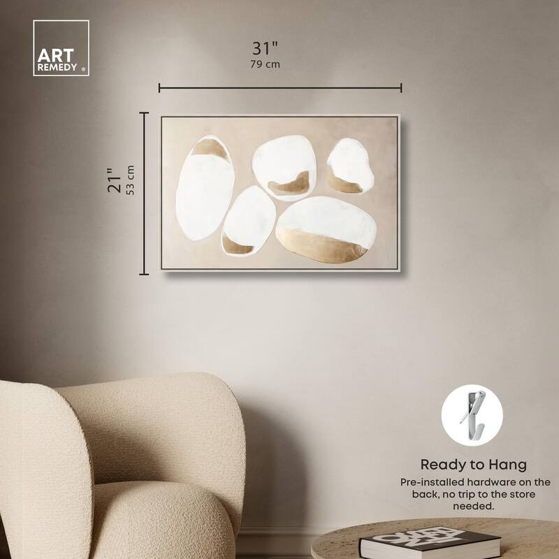 Gilded Cairn II Canvas by Art Remedy