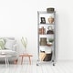 preview thumbnail 15 of 17, Seville Classics UltraDurable Commercial-Grade 5-Tier NSF-Certified Steel Wire Shelving with Wheels, 24" W x 18" D x 72" H