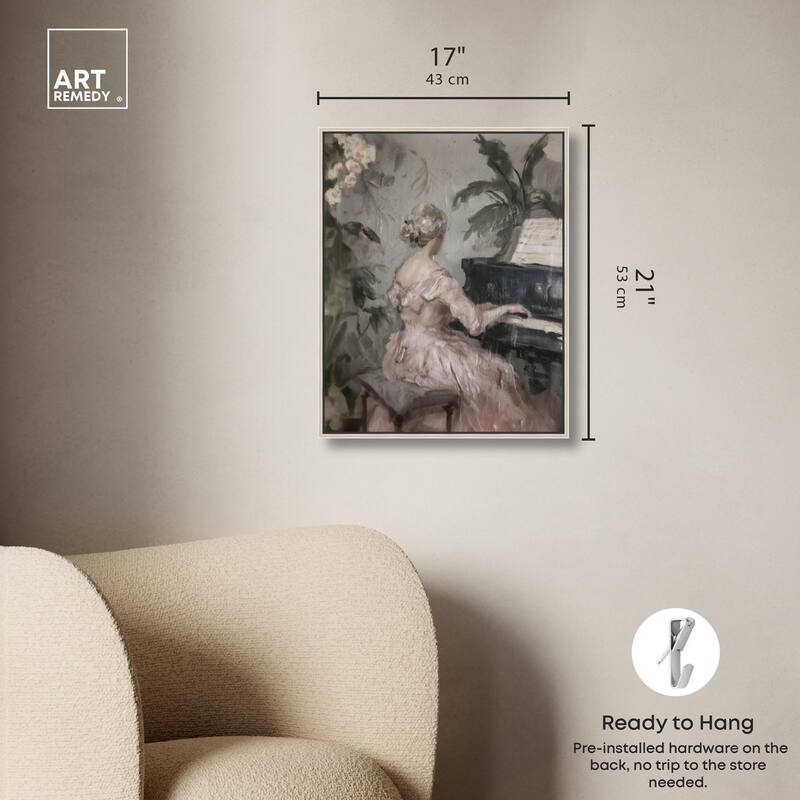 Soft Music Canvas by Art Remedy