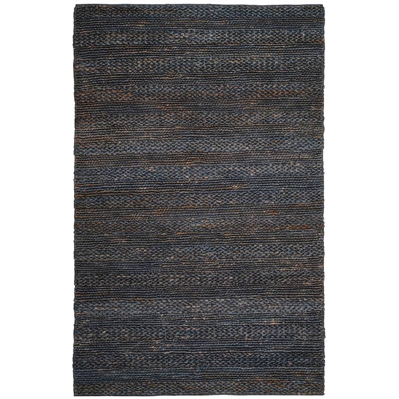 SAFAVIEH Handmade Natural Fiber Zaniyah Jute Rug - 8' Square - Grey