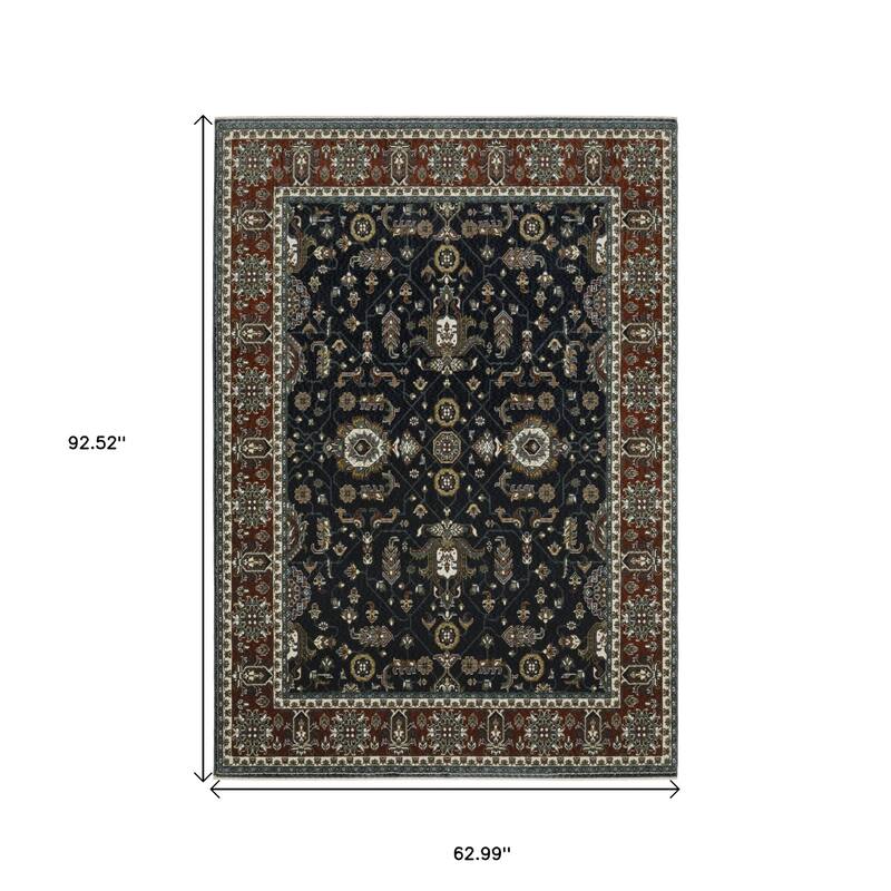 HomeRootsOriental Traditional Rectangle Area Rug