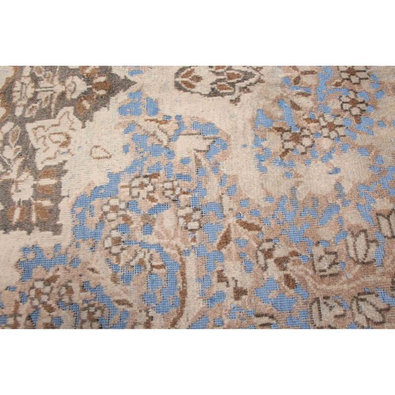 ECARPETGALLERY Hand-knotted Antalya Vintage Cream Wool Rug - 2'8 x 4'7
