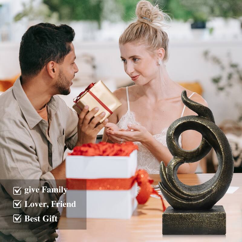 Modern Sculpture Decor Abstract Art Decoration Resin Ornament for Home