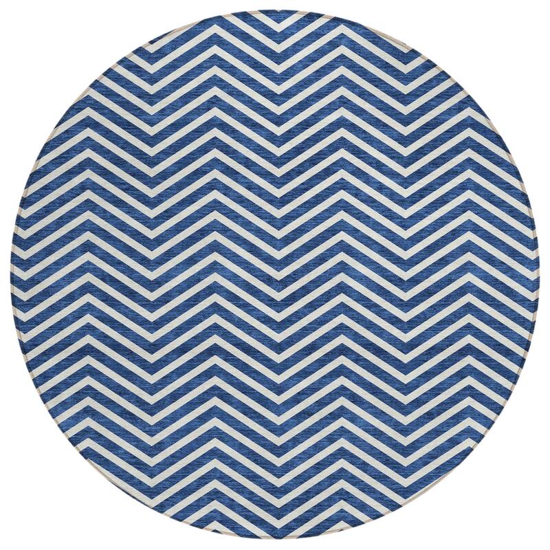 HomeRoots Chevron Transitional Rectangle Outdoor Rug