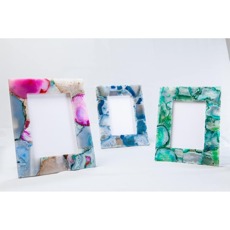 Swirly Agate Photo Frame