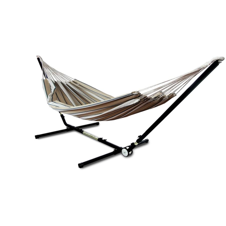 Hammaka Adjust To Fit Stand with Brazilian Two Person Hammock Combo