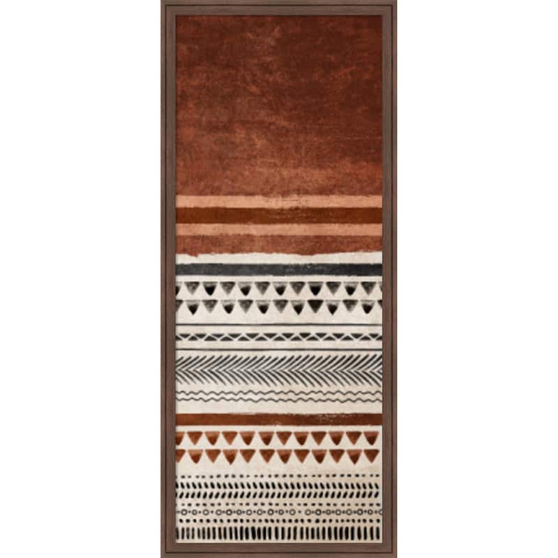 Amanti Art Framed Fabric Pinboard Kilim Kiremit2 by Emel Tunaboylu Printed Bulletin Board