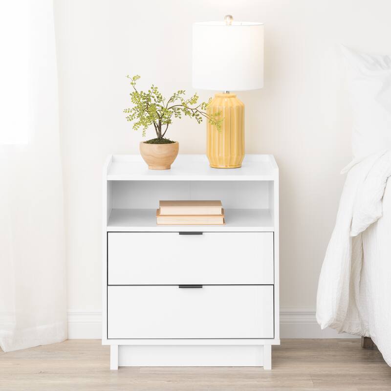 Prepac Simply Modern 2 Drawer 23.75" W Nightstand