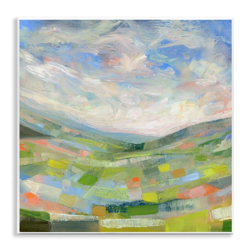 Stupell Jolly Geometric Countryside Scene Wall Plaque Art Design By Ashley Davis - 12 x 12