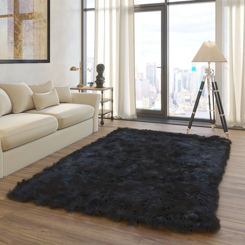 Glorious Collection 2.5 inch Pile Large Soft Shaggy Shag Area Rug ...