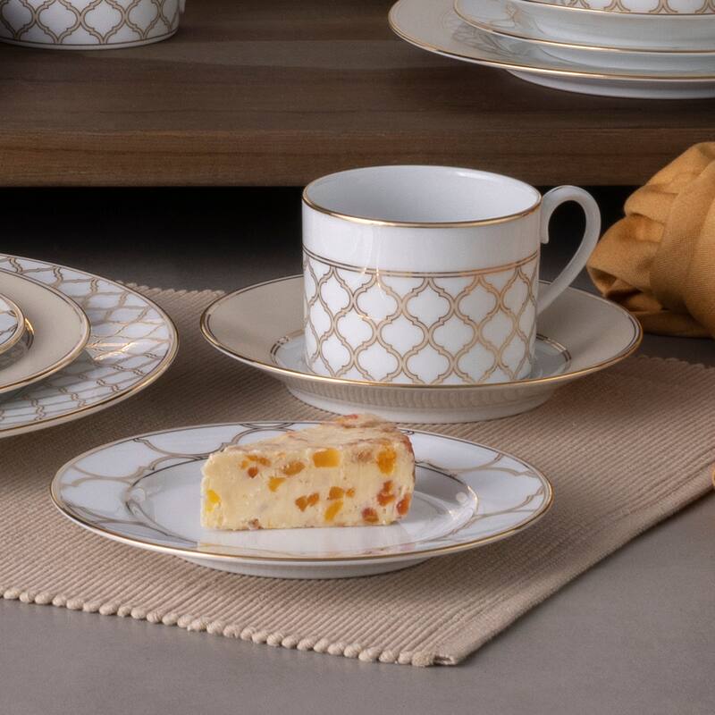 Eternal Palace Gold 40-Piece Dinnerware Set, Service for 8