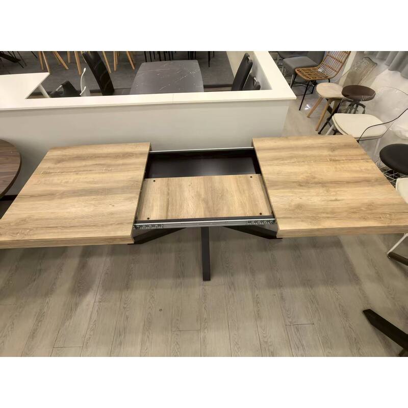 Extendable Multi Function Table MDF Top for Dining Office and Coffee - Walnut