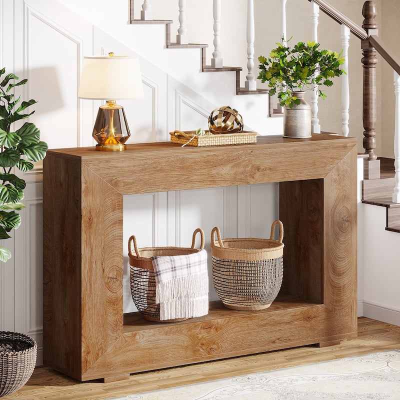 47 Inches Narrow Console Sofa Table for Entryway - 47.24" L x 11.81" W x 32.87" H