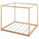 preview thumbnail 26 of 34, Modern Canopy Platform Bed with Wood Slats Support