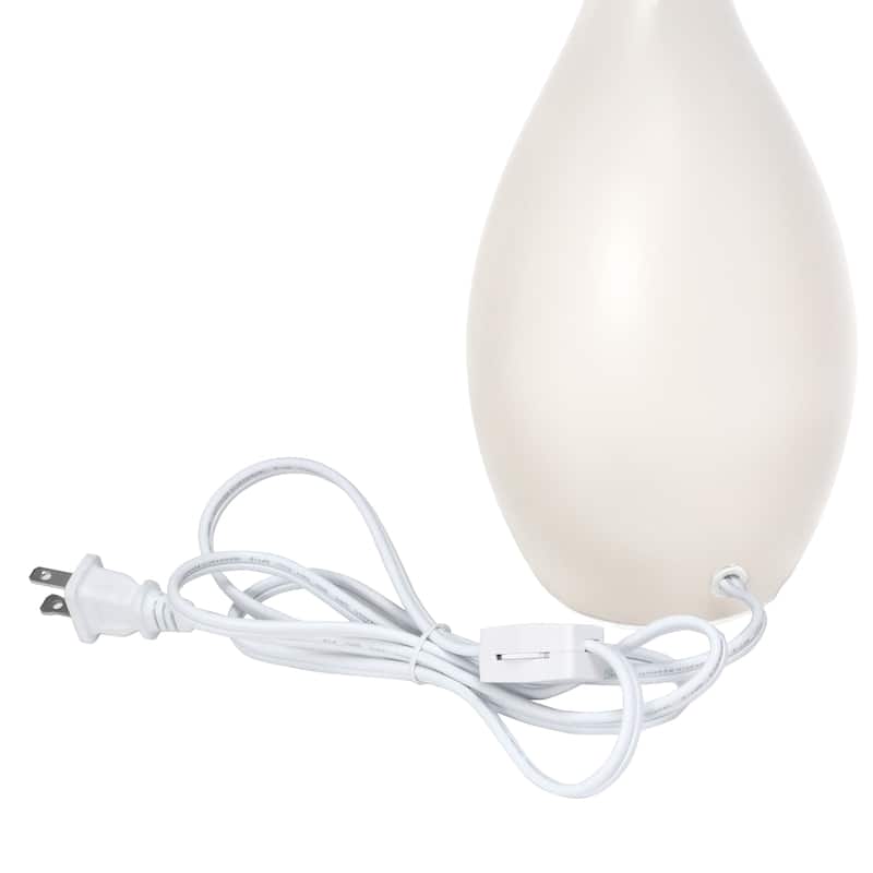 18.11" Standard Dewdrop TableLamp with Matching Fabric Shade