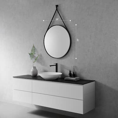 Altair Epoca Bathroom/Vanity Aluminum Framed Wall Mirror - 28 in.