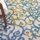 preview thumbnail 90 of 103, Nourison Aloha Transitional Scroll Indoor/Outdoor Damask Rug