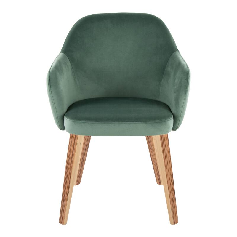 Porch & Den Beckett Dining Chair with Bent Wood Legs (Set of 2)