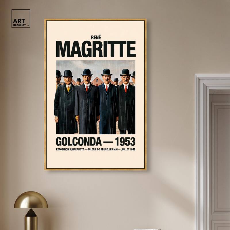 Falling Men of Golconda Canvas by Art Remedy