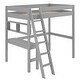 preview thumbnail 35 of 35, Walker Edison Solid Wood Twin Loft Bed with Desk