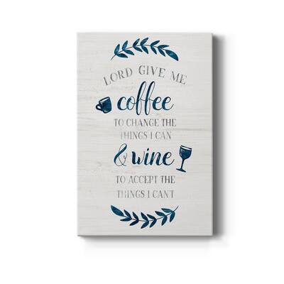 Coffee & Wine Premium Gallery Wrapped Canvas - Ready to Hang