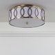 preview thumbnail 30 of 48, Elizabeth Metal LED Flush Mount, by JONATHAN Y