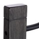 preview thumbnail 20 of 24, Carbon Loft Tiblier Textured Black Metal Bed with Brushed Charcoal Wood Posts