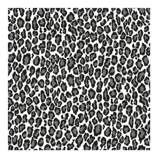 Cicely Black Leopard Skin Wallpaper - 20.9 x 396 x 0.025 - Overstock ...