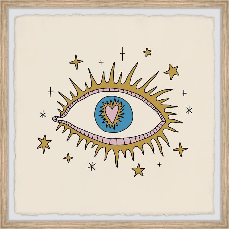 Burning Heart Framed Wall Art, Elegant Home Touch - Sophisticated Artwork for Refined Décor