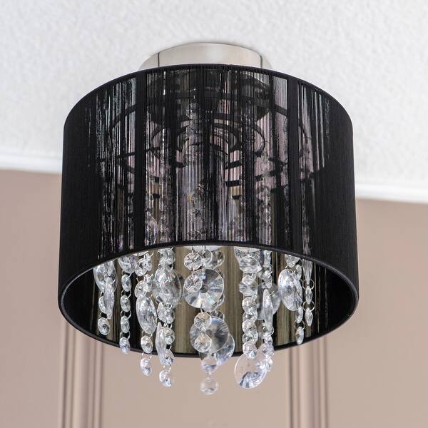 Shop Silvia String Beaded Flush Mount Ceiling Light Overstock 22671470