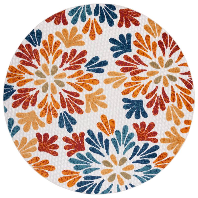 SAFAVIEH Cabana Fleda Indoor/ Outdoor Waterproof Patio Floral Rug