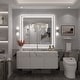 preview thumbnail 129 of 161, Large LED Bathroom mirror Tempered Glass Dimmable Anti-Fog Vanity Mirror