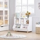 preview thumbnail 5 of 5, COSTARS Toy Storage Organizer, Kids Bookshelf and Toy Storage with Legs, 5 Cube Storage Organizer
