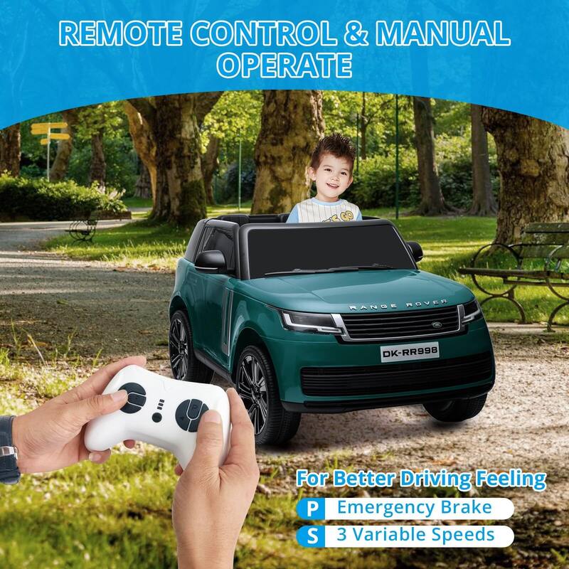 24V 2-Seater Licensed Land Rover Ride On Car Toy