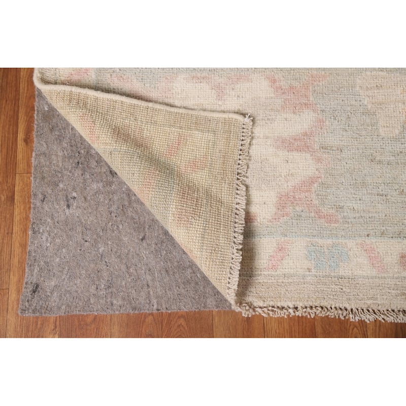 Floral Oushak Turkish Large Area Rug Hand-knotted Wool Carpet - 10'3"x 13'10"