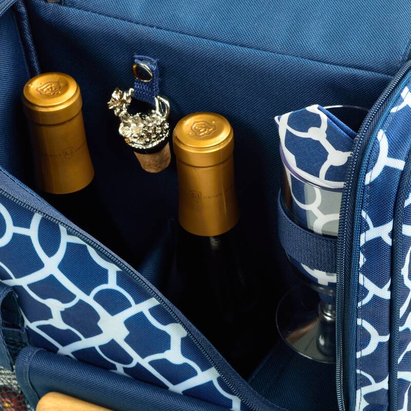 Picnic at Ascot - Wine & Cheese Cooler Bag