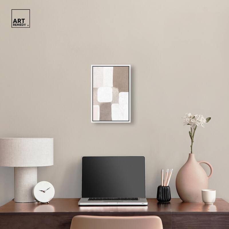 Stucco Squares I Canvas by Art Remedy