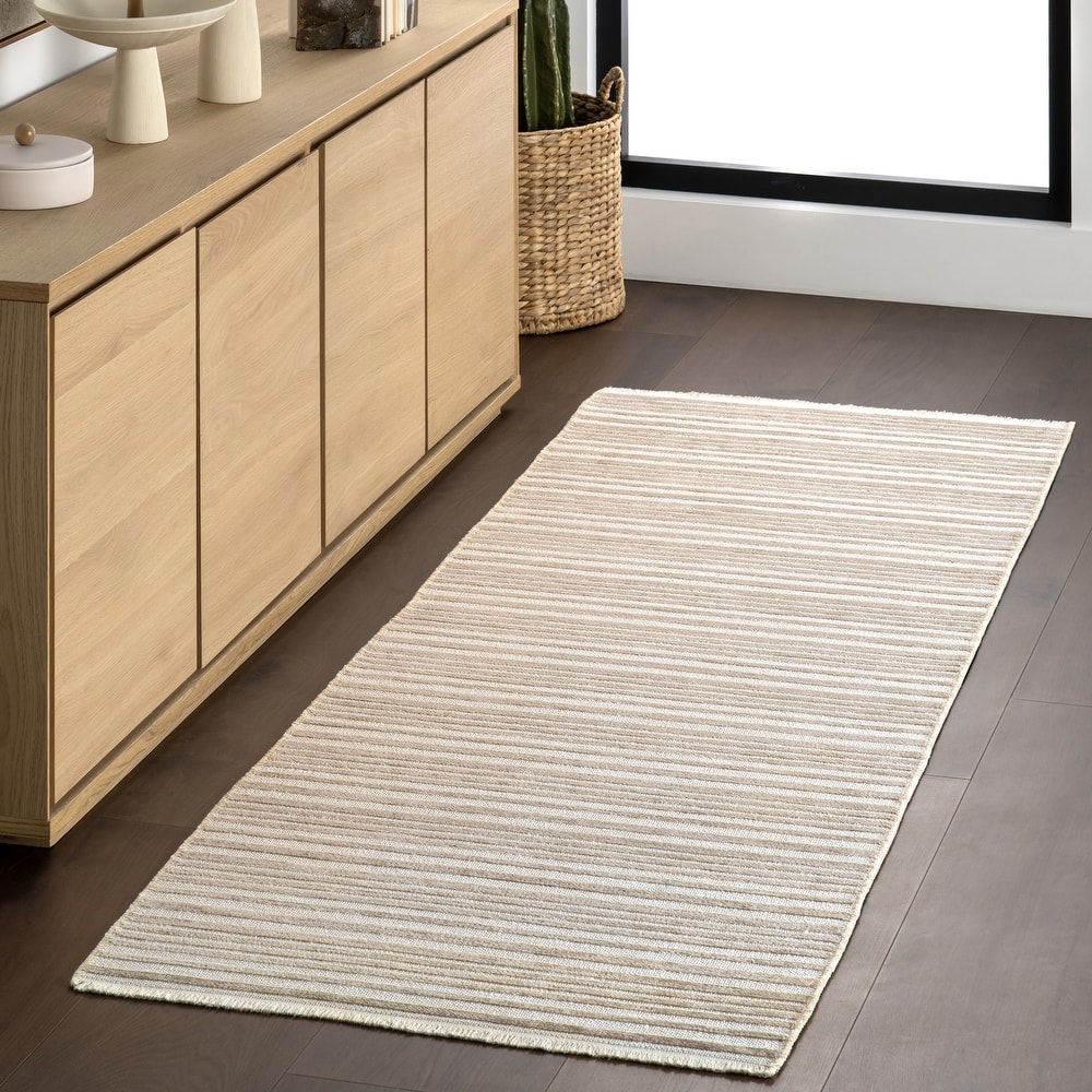 Nuloom Millicent SuperiorWash Striped Machine Washable Area Rug