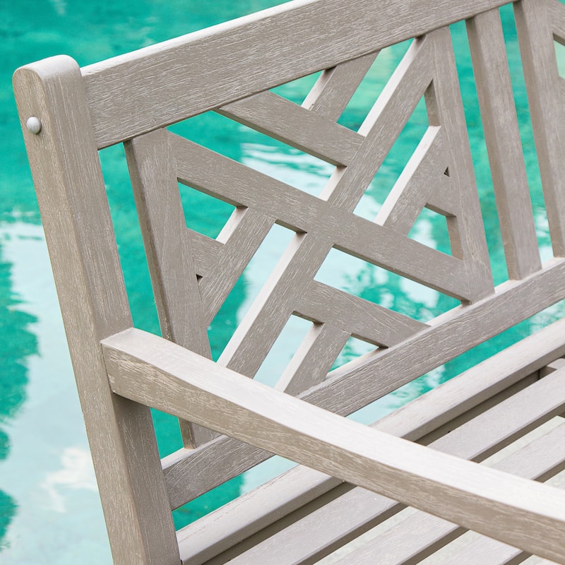Cambridge Casual Isla 4-foot Teak Wood Outdoor Bench
