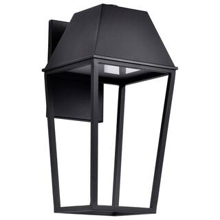 Colt 10 Watt LED Large Outdoor Lantern Matte Black Finish - Matte Black