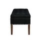 preview thumbnail 5 of 27, Tufted Bench with Storage, Solid Wooden Frame, 48"L X 18"W X 18.5"H