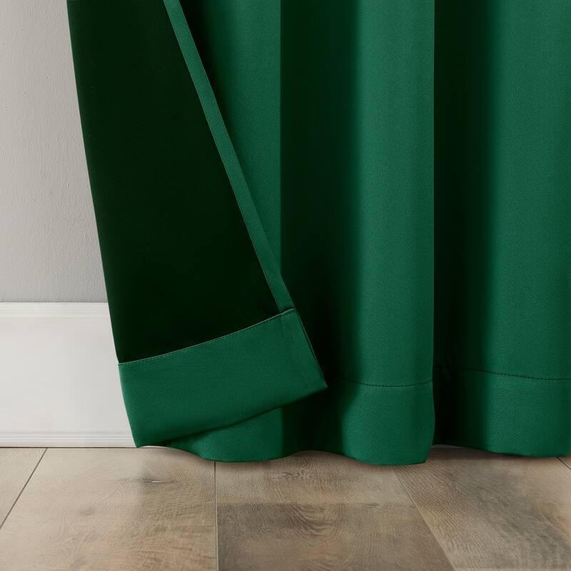 Sun Zero Rianna Theater Grade Extreme Total Blackout Rod Pocket 1-Piece Curtain Panel, Single Panel