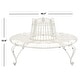 preview thumbnail 18 of 23, SAFAVIEH Outdoor Ally Victorian Iron Round Tree Bench - 60.3" x 60.3" x 33.8"