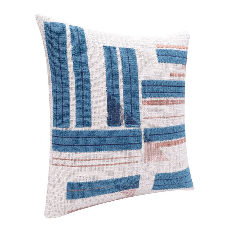 Sevita Stacy Garcia Modern Geometric Handmade Decorative Throw Pillow