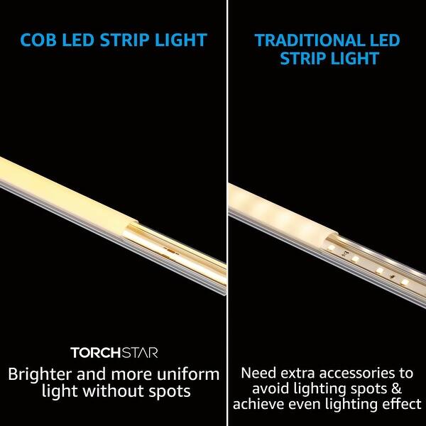 Shop Cob Led Strip Light Spot Free Lighting 2700k Soft White Overstock 30395040