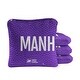 preview thumbnail 1 of 2, Manhattan Purple Dual Sided Cornhole Bags