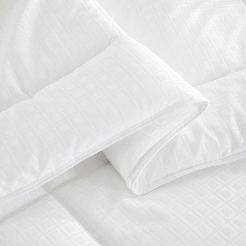 All Season Down Alternative Comforter Soft Cover with Jacquard